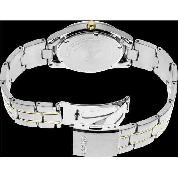 Men's Seiko Essentials Collection Two Tone Solar Watch Image 3 Elgin's Fine Jewelry Baton Rouge, LA