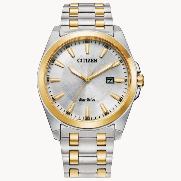 Mens Citizen Eco-Drive Two Tone Watch Elgin's Fine Jewelry Baton Rouge, LA