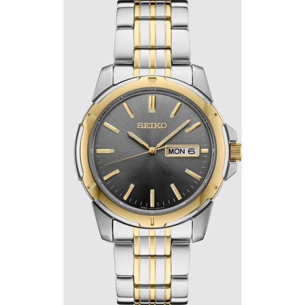 Seiko Mens Seiko Essentials Collection Two Tone Watch Elgin's