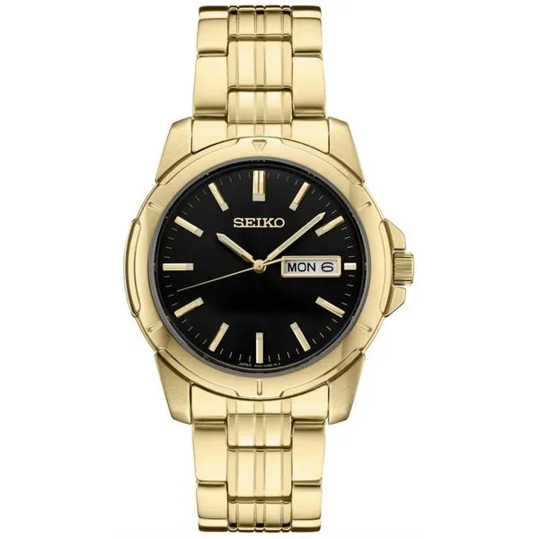 【極美品】SEIKO ESSENTIALS 腕時計 き ゴールド×ブラウン 極美品】SEIKO ESSENTIALS 腕時計 き ゴールド×ブラウン