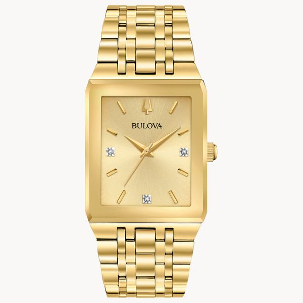 Men's Bulova Quadra Watch Elgin's Fine Jewelry Baton Rouge, LA