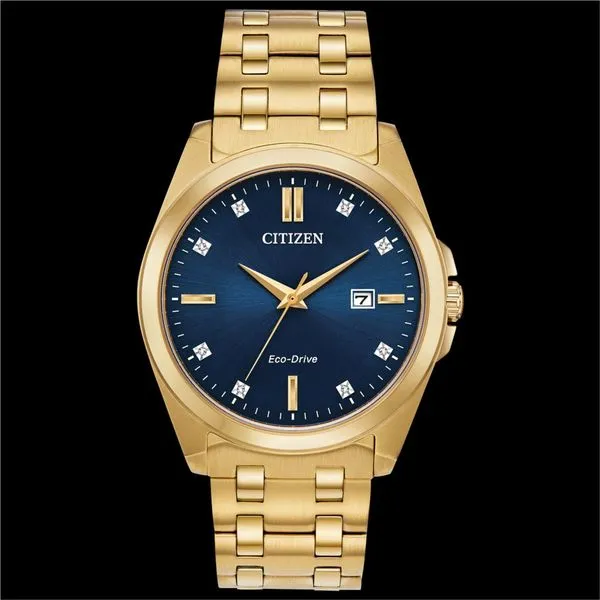 Men's Citizen Eco-Drive Corso Collection Gold Tone Watch Elgin's Fine Jewelry Baton Rouge, LA