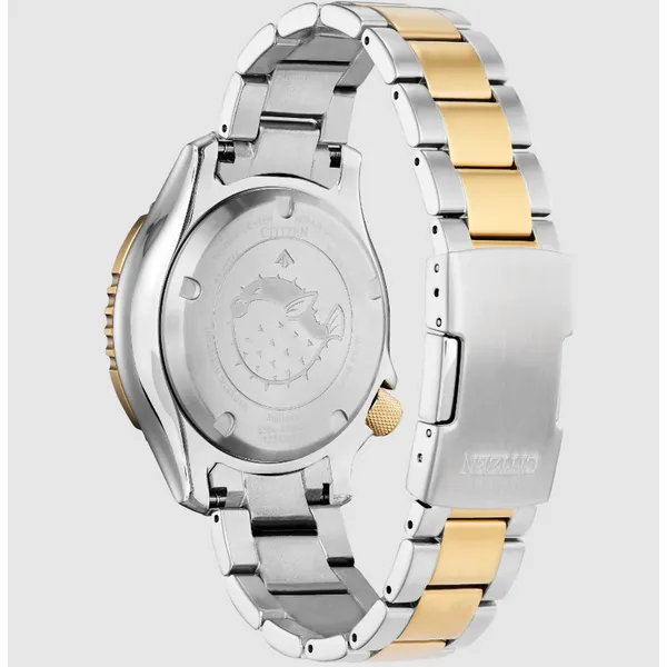 Men's Citizen Promaster Dive Two Tone Watch Image 2 Elgin's Fine Jewelry Baton Rouge, LA