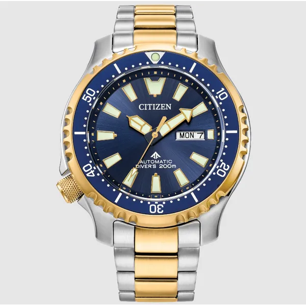 Men's Citizen Promaster Dive Two Tone Watch Elgin's Fine Jewelry Baton Rouge, LA