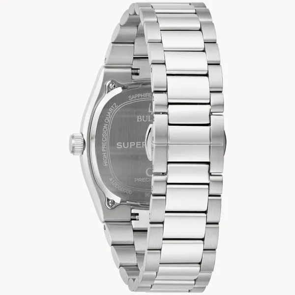 Bulova Stainless Steel Green Dial Super Seville Watch Image 2 Elgin's Fine Jewelry Baton Rouge, LA