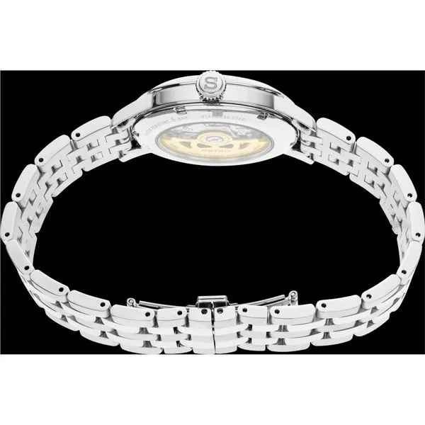 Men's Seiko Automatic Presage Collection Stainless Steel Watch Image 3 Elgin's Fine Jewelry Baton Rouge, LA
