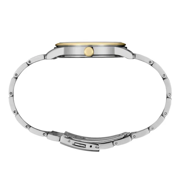 Men's Essentials SS TT Quartz 40mm Watch Image 3 Elgin's Fine Jewelry Baton Rouge, LA
