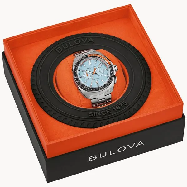 Mens Bulova Racer Chronograph Watch Image 4 Elgin's Fine Jewelry Baton Rouge, LA