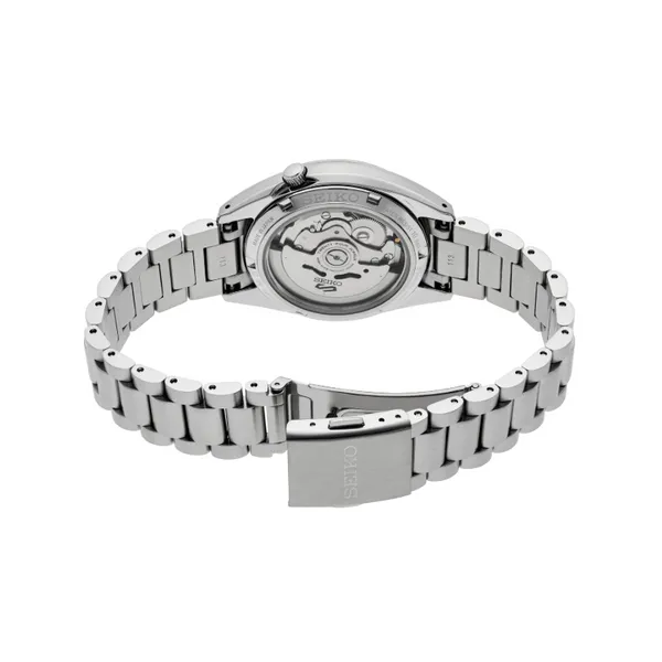 Mens Seiko 5 Sport SS Automatic 37.4mm Watch with Blue Dial Image 2 Elgin's Fine Jewelry Baton Rouge, LA