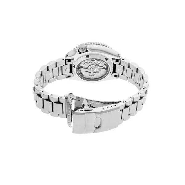 Mens Seiko 5 Sports SS Automatic 42.5mm Watch with Black Dial Image 2 Elgin's Fine Jewelry Baton Rouge, LA