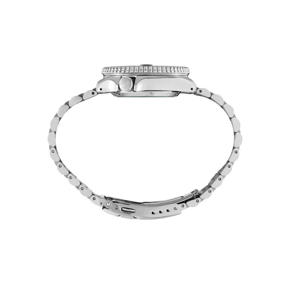 Mens Seiko 5 Sports SS Automatic GMT Watch w Green Dial Image 4 Elgin's Fine Jewelry Baton Rouge, LA