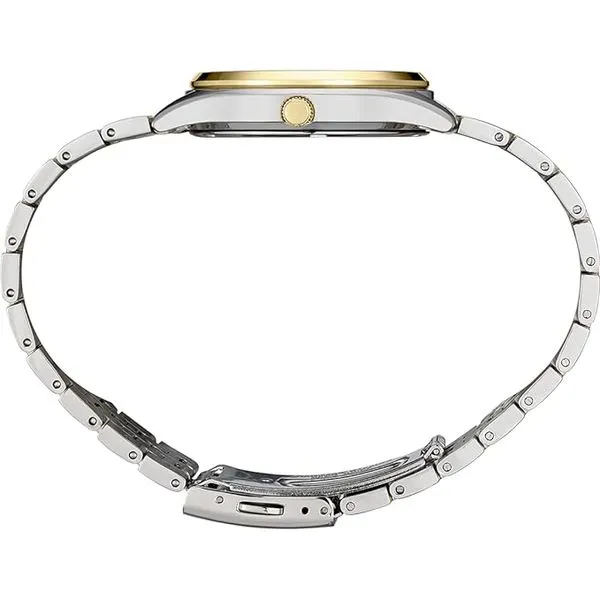 Men's Essentials Collection Two Tone Watch Image 2 Elgin's Fine Jewelry Baton Rouge, LA