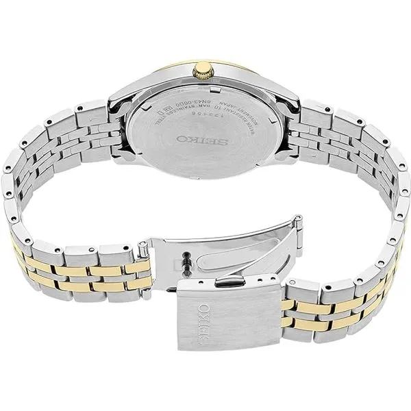 Men's Essentials Collection Two Tone Watch Image 3 Elgin's Fine Jewelry Baton Rouge, LA