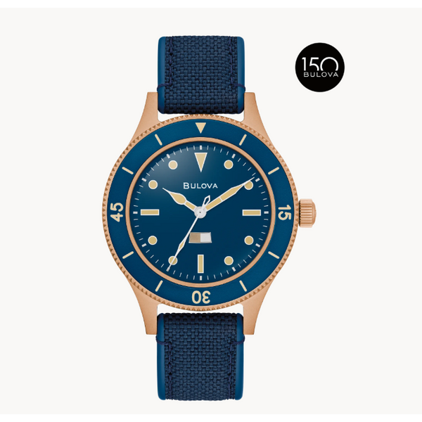 Mens Bulova Special Edition MIL SHIPS Bronze Watch Elgin's Fine Jewelry Baton Rouge, LA