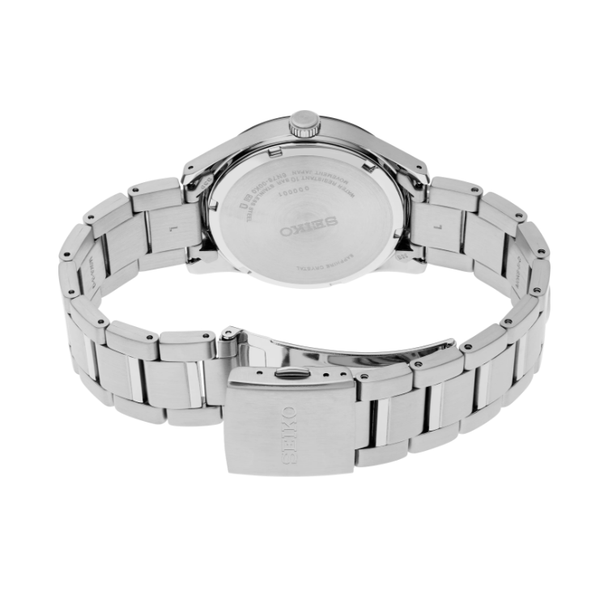 Men's Seiko Essentials SS Quartz Watch Image 2 Elgin's Fine Jewelry Baton Rouge, LA