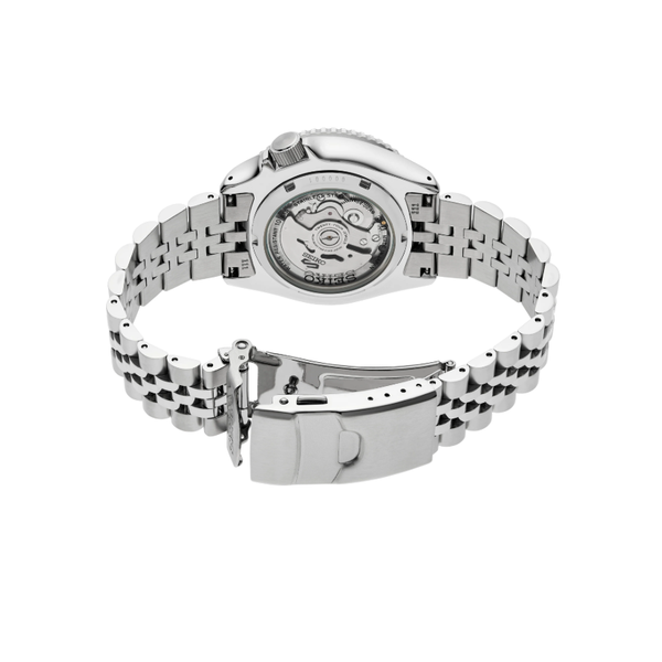 Mens Seiko 5 Sports SS Automatic GMT Watch w Green Dial Image 3 Elgin's Fine Jewelry Baton Rouge, LA