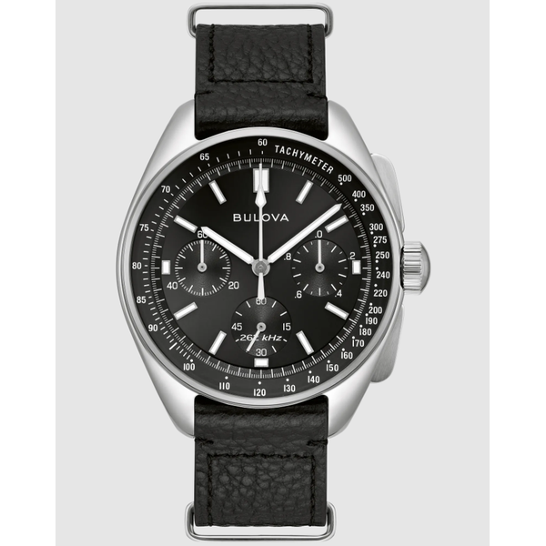 Bulova Archive Series Lunar Pilot Chronograph Watch Image 5 Elgin's Fine Jewelry Baton Rouge, LA
