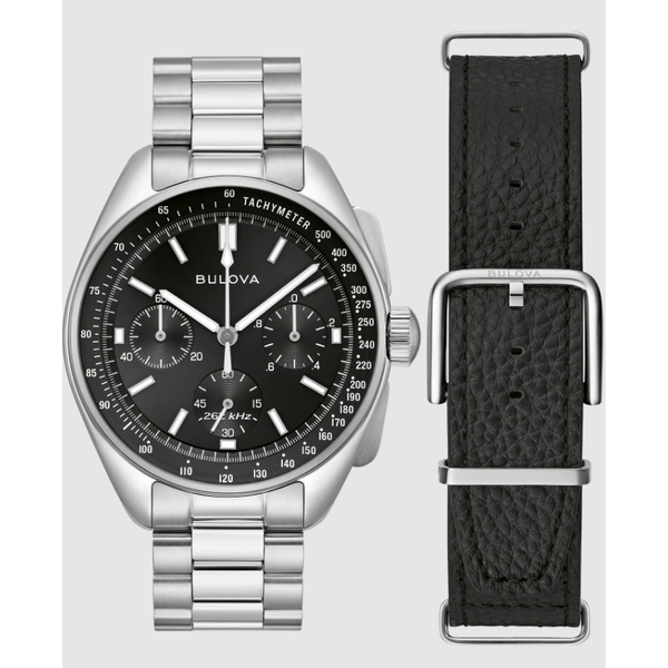 Bulova Archive Series Lunar Pilot Chronograph Watch Elgin's Fine Jewelry Baton Rouge, LA