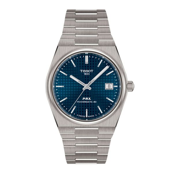 Tissot PRX Titanium Automatic Watch Elgin's Fine Jewelry Baton Rouge, LA