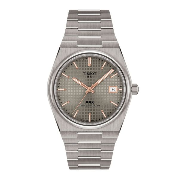 Men's Tissot PRX Automatic Titanium Watch Elgin's Fine Jewelry Baton Rouge, LA