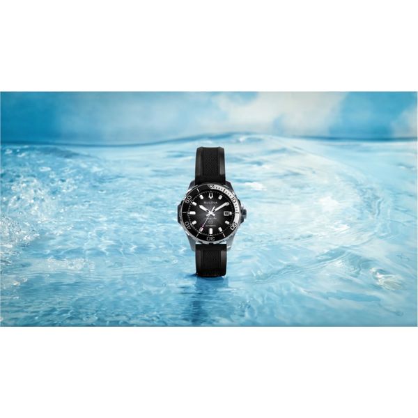 Men's Bulova Marine Star Automatic Watch Image 4 Elgin's Fine Jewelry Baton Rouge, LA