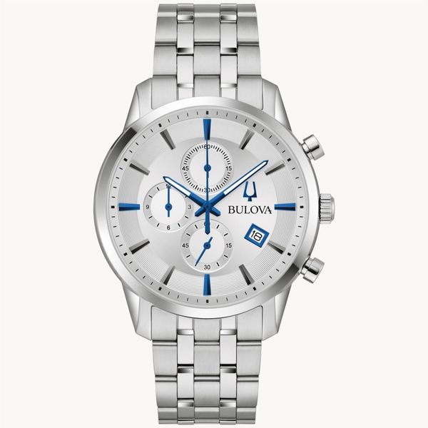 Men's Bulova Sutton Chronograph Watch Elgin's Fine Jewelry Baton Rouge, LA