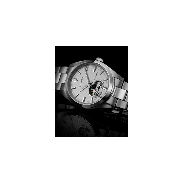 Men's Bulova Surveyor Automatic Watch Image 4 Elgin's Fine Jewelry Baton Rouge, LA
