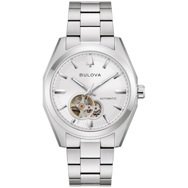 Men's Bulova Surveyor Automatic Watch Elgin's Fine Jewelry Baton Rouge, LA