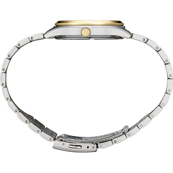 Men's Essentials Collection Two Tone Watch Image 2 Elgin's Fine Jewelry Baton Rouge, LA