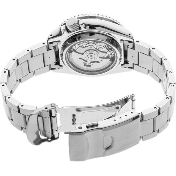 Men's Seiko 5 Sports Stainless Steel Automatic Watch Image 3 Elgin's Fine Jewelry Baton Rouge, LA