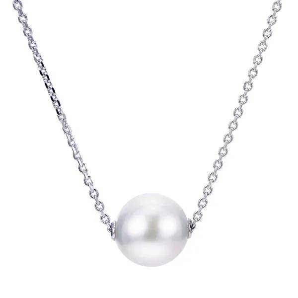 Ladies Sterling Silver Pearl Necklace Elgin's Fine Jewelry Baton Rouge, LA