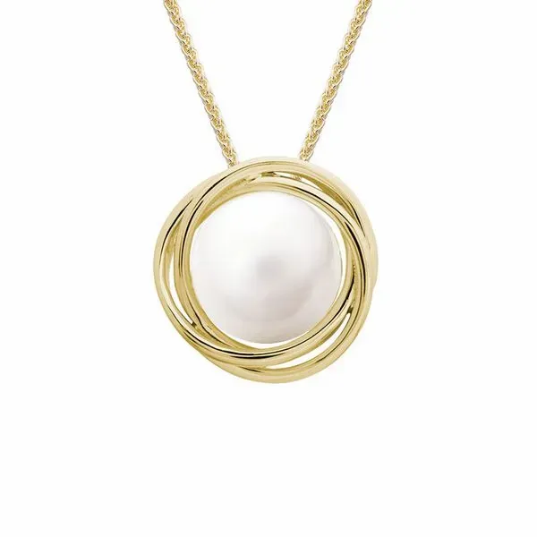 Button Pearl Pendant Elgin's Fine Jewelry Baton Rouge, LA