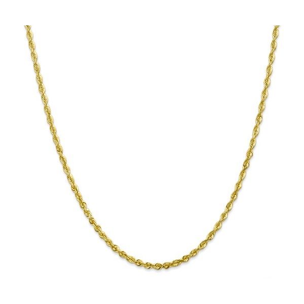 Men's 10kt Yellow Gold 2 mm Rope Chain Elgin's Fine Jewelry Baton Rouge, LA