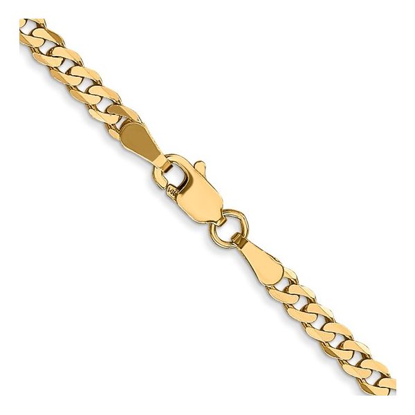 Leslie's 14kt Gold Curb Chain Image 2 Elgin's Fine Jewelry Baton Rouge, LA