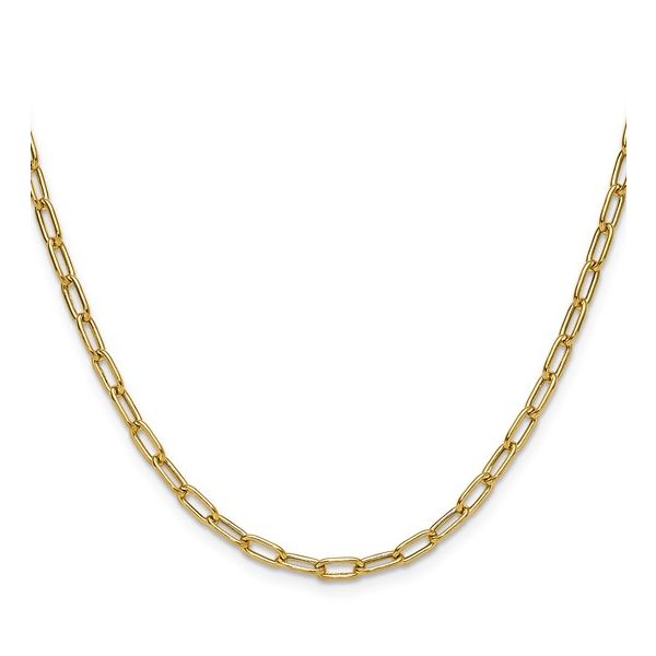 Leslie's 14kt Gold Paperclip Chain Elgin's Fine Jewelry Baton Rouge, LA