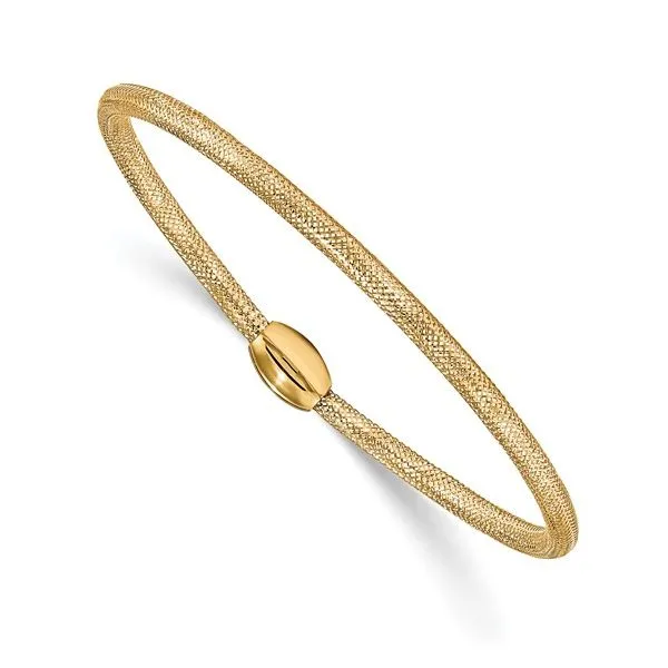 14k Yellow Gold Mesh Bracelet Elgin's Fine Jewelry Baton Rouge, LA