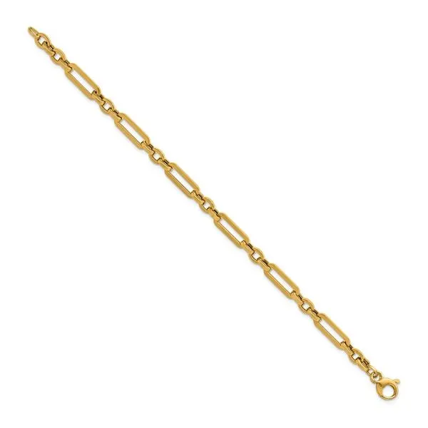 14k Paperclip Link Bracelet Image 3 Elgin's Fine Jewelry Baton Rouge, LA