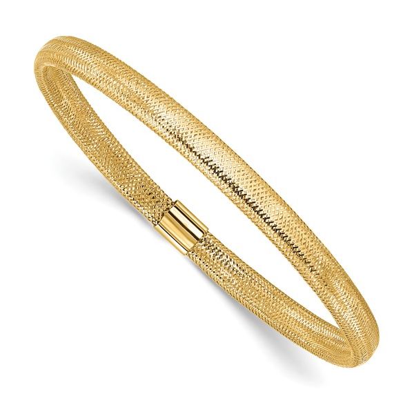 Leslie's 10kt Gold Bangle Bracelet Elgin's Fine Jewelry Baton Rouge, LA