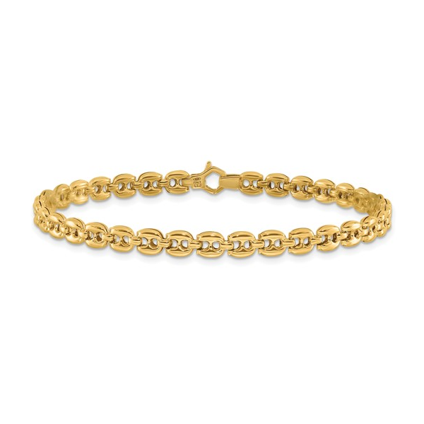 Leslie's 14K Yellow Gold Polished Fancy Link 7.5