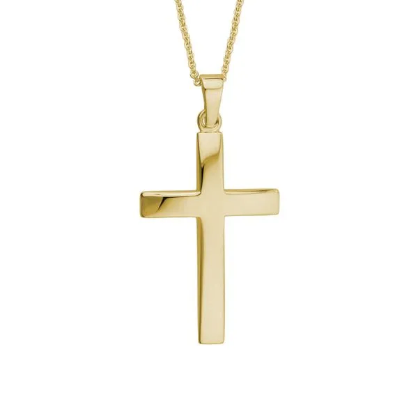 14k Yellow Gold Cross Necklace Elgin's Fine Jewelry Baton Rouge, LA