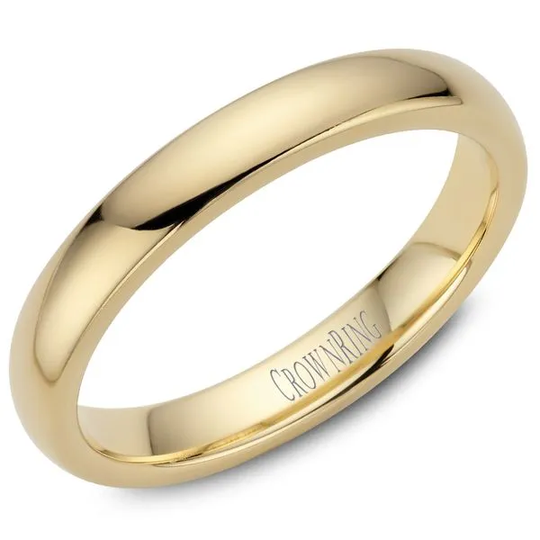 14K Yellow Gold 3 mm Wedding Band Elgin's Fine Jewelry Baton Rouge, LA