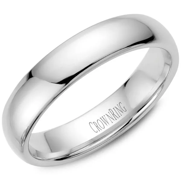 14K White Gold 5 mm Wedding Band Elgin's Fine Jewelry Baton Rouge, LA