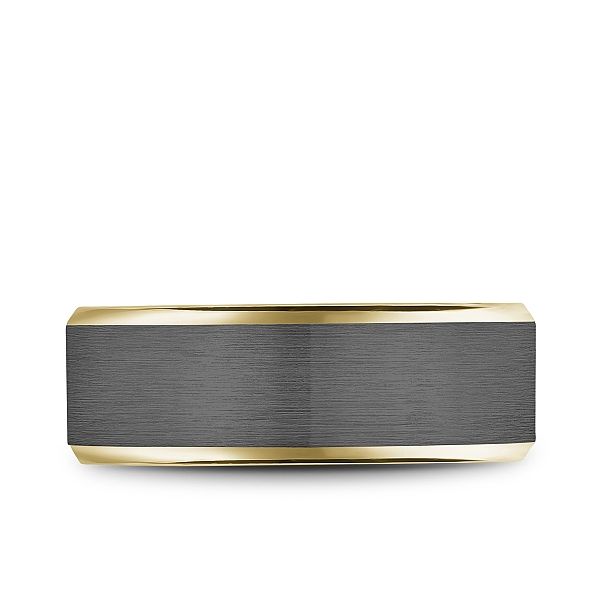 Bleu Royal 14kt Gold and Tantalum Wedding Band Image 3 Elgin's Fine Jewelry Baton Rouge, LA