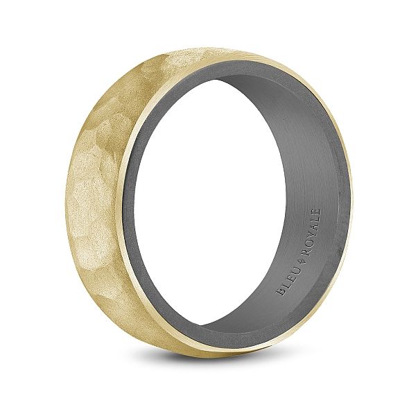 Bleu Royale 14kt Gold and Tantalum Wedding Band Image 2 Elgin's Fine Jewelry Baton Rouge, LA