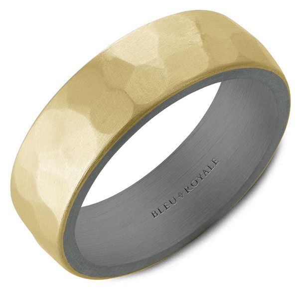 Bleu Royale 14kt Gold and Tantalum Wedding Band Elgin's Fine Jewelry Baton Rouge, LA