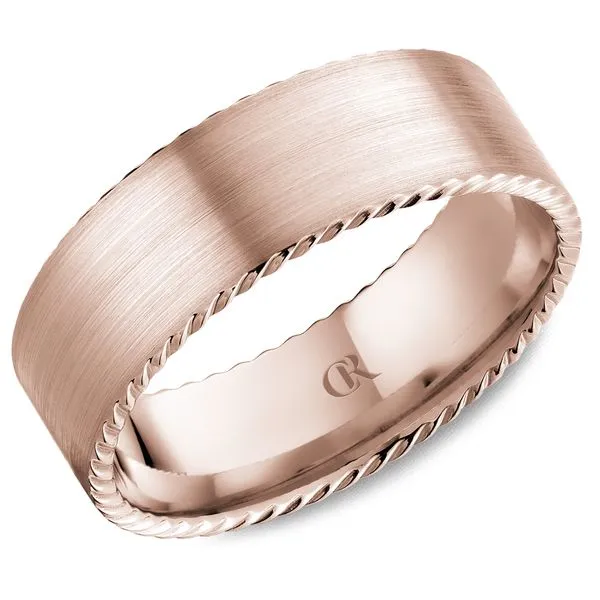 Mens CR Collection Sandblast Finish 7mm Wedding Band Elgin's Fine Jewelry Baton Rouge, LA