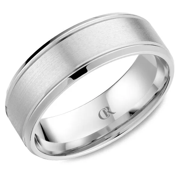 Mens CR Collection Sandpaper Top 7mm Wedding Band Elgin's Fine Jewelry Baton Rouge, LA