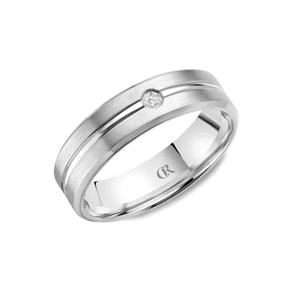 Mens CR Collection 6mm Diamond Wedding Band Elgin's Fine Jewelry Baton Rouge, LA