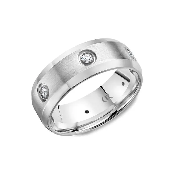 Mens CR Collection 8mm Diamond Wedding Band Elgin's Fine Jewelry Baton Rouge, LA