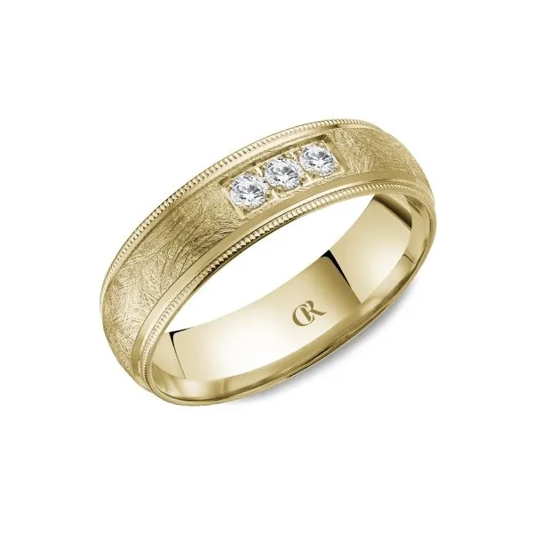 Mens CR Collection 6mm Diamond Wedding Band Elgin's Fine Jewelry Baton Rouge, LA